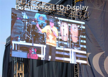China Waterproof P9mm Outdoor LED Stage Backdrop Screen For Stadiums / Studio Show supplier