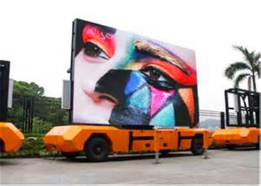 China P8mm Truck Mounted Mobile Led Display Screen For Rental With Steel Structure supplier