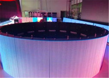China Spherical SMD P5 Soft LED Screen , Advetising Flexible LED Video Screen supplier