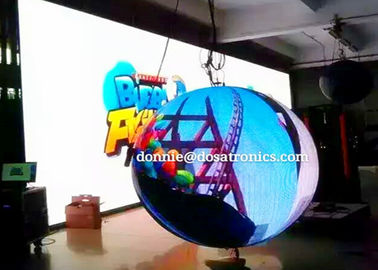 China Ceiling Hanging SMD P4.8 Concert Spherical Led Screen 360 Degree High Resolution supplier