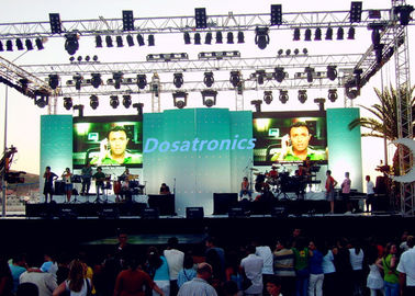 China P7.2 Outdoor LED Stage Backdrop Screen , Large LED Screens For Concerts 140° View Angle supplier