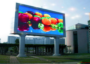 China Waterproof Fixed P10 Outdoor LED Advertising Billboards For Railways / Airports supplier