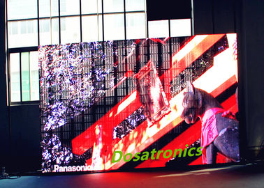 China Stage Background LED Curtain Display , Transparent LED Curtain Screen supplier
