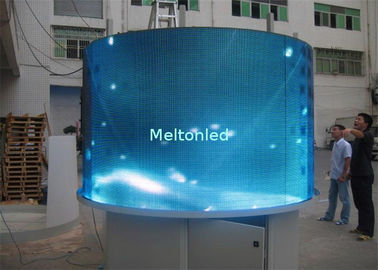 China P6mm Flexible Curved LED Screen Video Display Panels With Wide Viewing Angle supplier