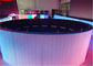 Spherical SMD P5 Soft LED Screen , Advetising Flexible LED Video Screen supplier