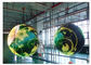 Full Color P4.8mm IP54 Spherical LED Display Screen On Ceiling For Decorative supplier